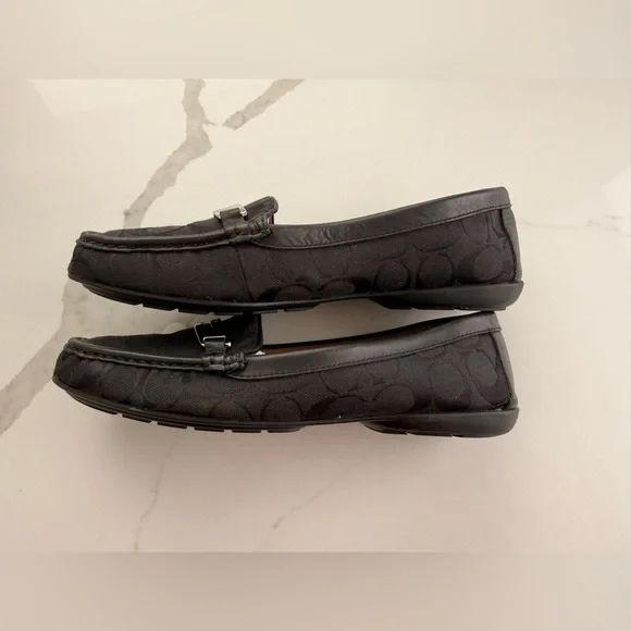 Coach Black Loafers-Size 11 - Picture 3 of 10